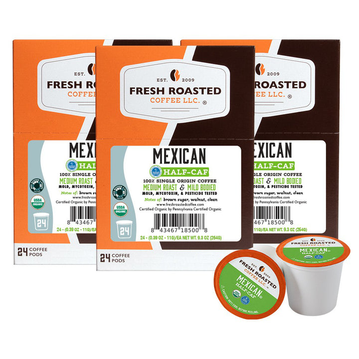 Organic Mexican Water-Processed Half Caf - Classic Coffee Pods