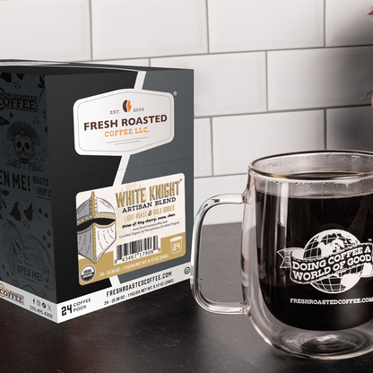 Organic White Knight - Classic Coffee Pods