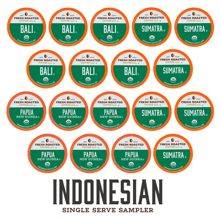Organic Indo-Pacific Sampler - Classic Coffee Pods