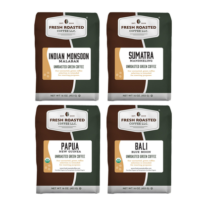 Unroasted Indo Pacific Sampler - Home Roaster's Starter Kit
