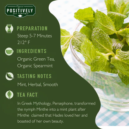 Organic Spearmint Green - Loose Leaf Tea