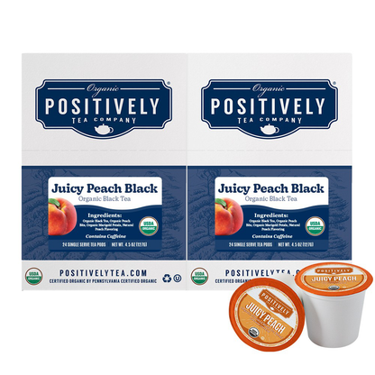 Organic Juicy Peach Black - Classic Tea Pods